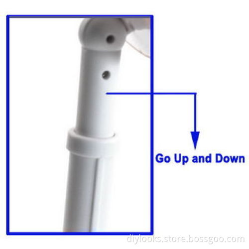 USB-powered Cartoon Panda 10 LED Desk Lamp with Mirror